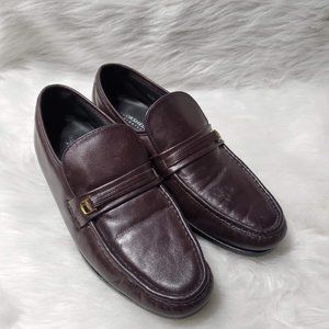 Florsheim Riva Mens Brown Leather Slip-On Shoes, 8.5